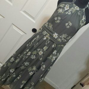 Vince Camuto halter backless dress